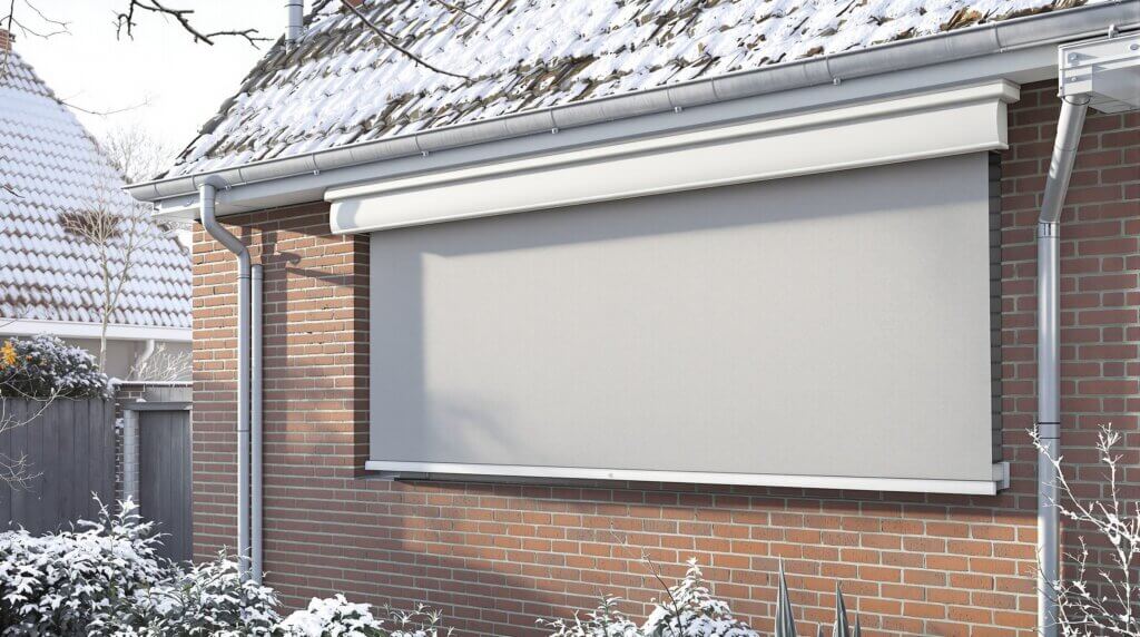 screen in de winter